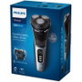 Philips Shaver Series 3000 S3243/12 con batería y 2 accesorios en Storm Blue